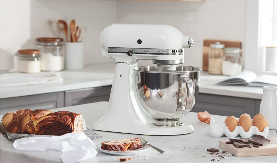 A KitchenAid® stand mixer