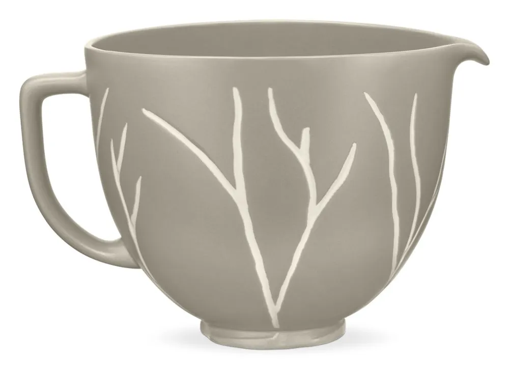 5 Quart Bare Leaves Ceramic Bowl | KitchenAid CA
