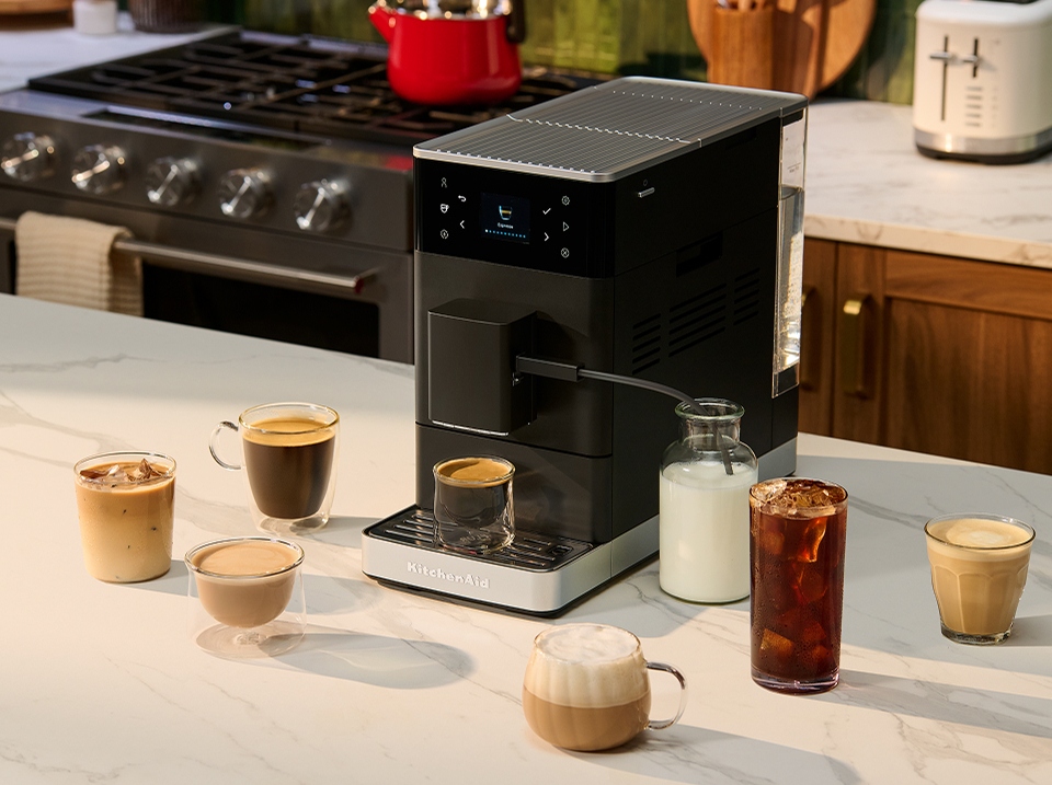 Fully Automatic Espresso Machine KF3 WITH ICED COFFEE - Black