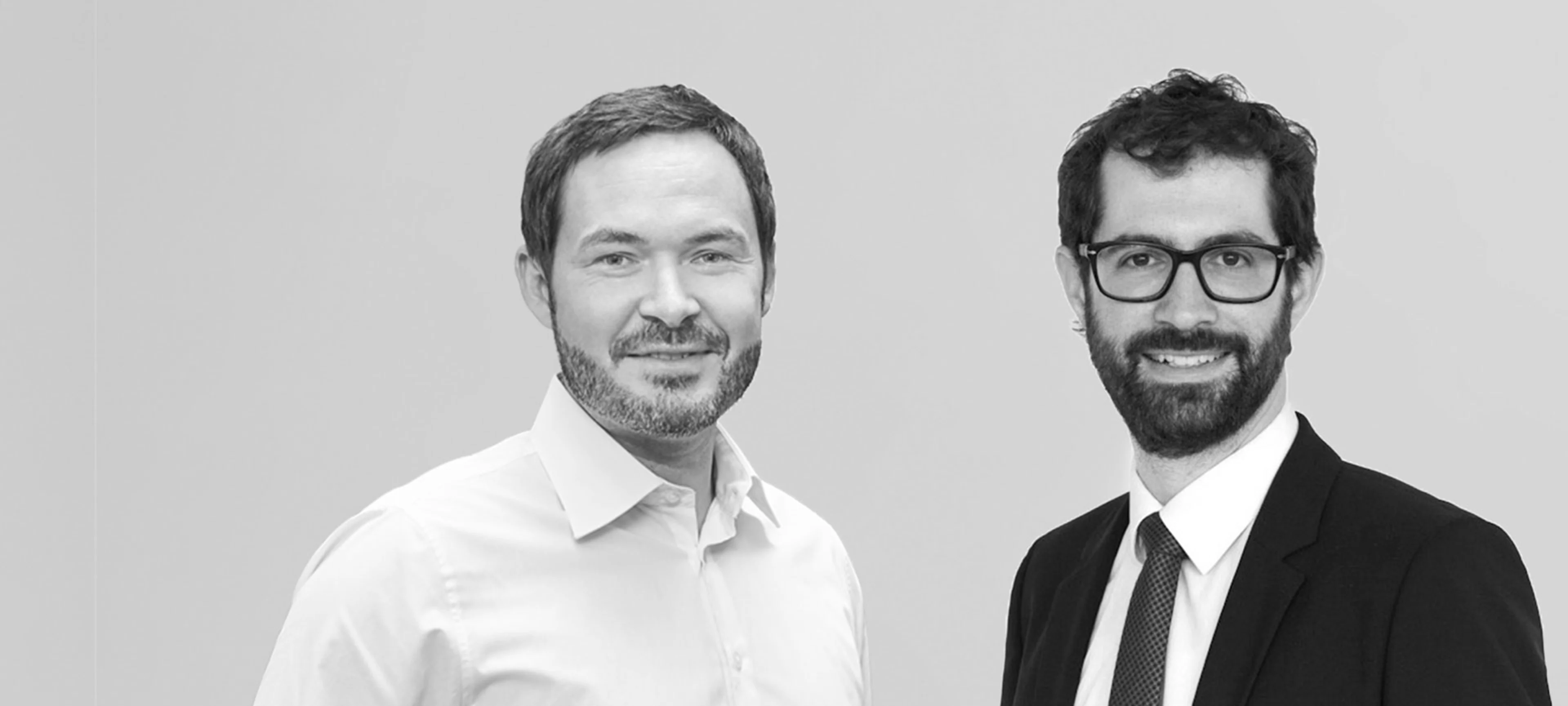 Portraitbild - Martin Schneider, Geschäftsführer der Allvest GmbH, und Dr. Andreas Ott, Head of Investment Strategy der Allianz Investment Management SE