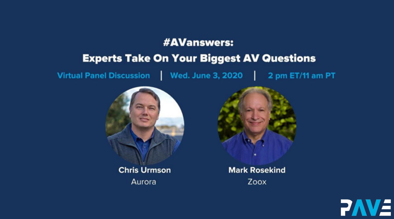 Aurora's CEO Chris Urmson and Zoox’s Mark Rosekind 