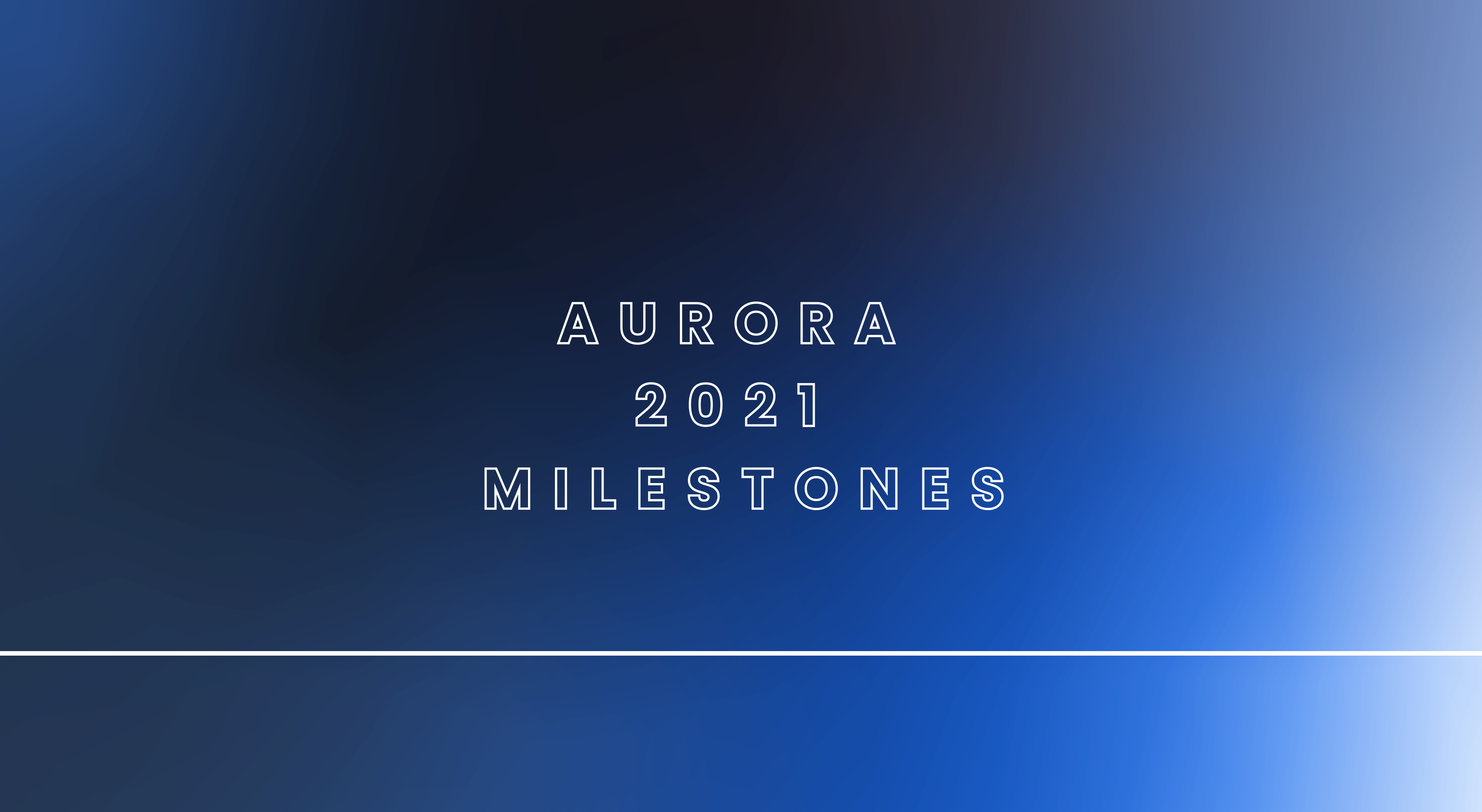 Aurora Milestones