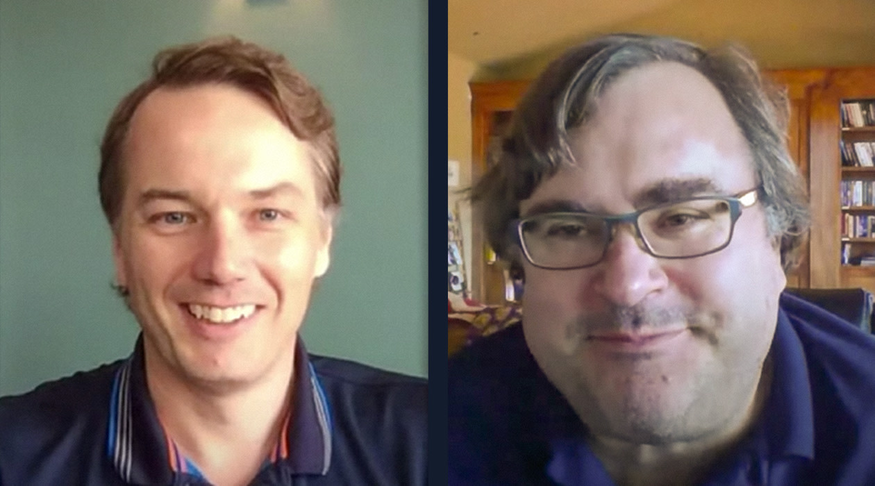 Chris Urmson and Reid Hoffman 