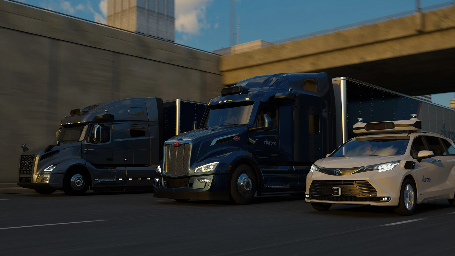 The transferable hardware behind Aurora Driver-powered cars and trucks 