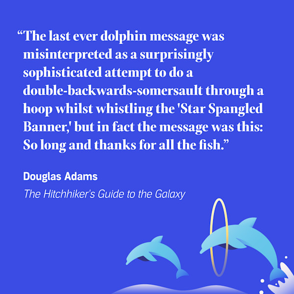 42 Clever And Deep Quotes From The Hitchhiker S Guide To The Galaxy Audible Com 42 Clever And Deep Quotes From The Hitchhiker S Guide To The Galaxy Audible Com