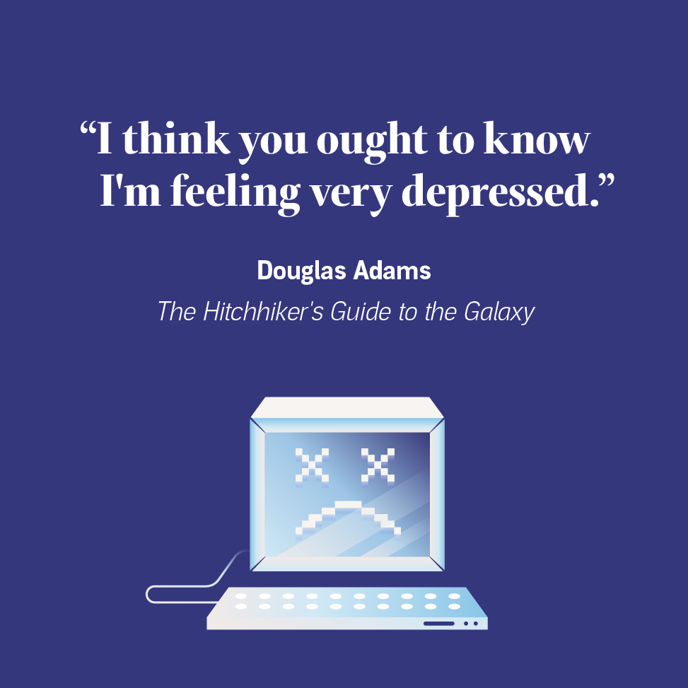 42 Clever And Deep Quotes From The Hitchhiker S Guide To The Galaxy Audible Com