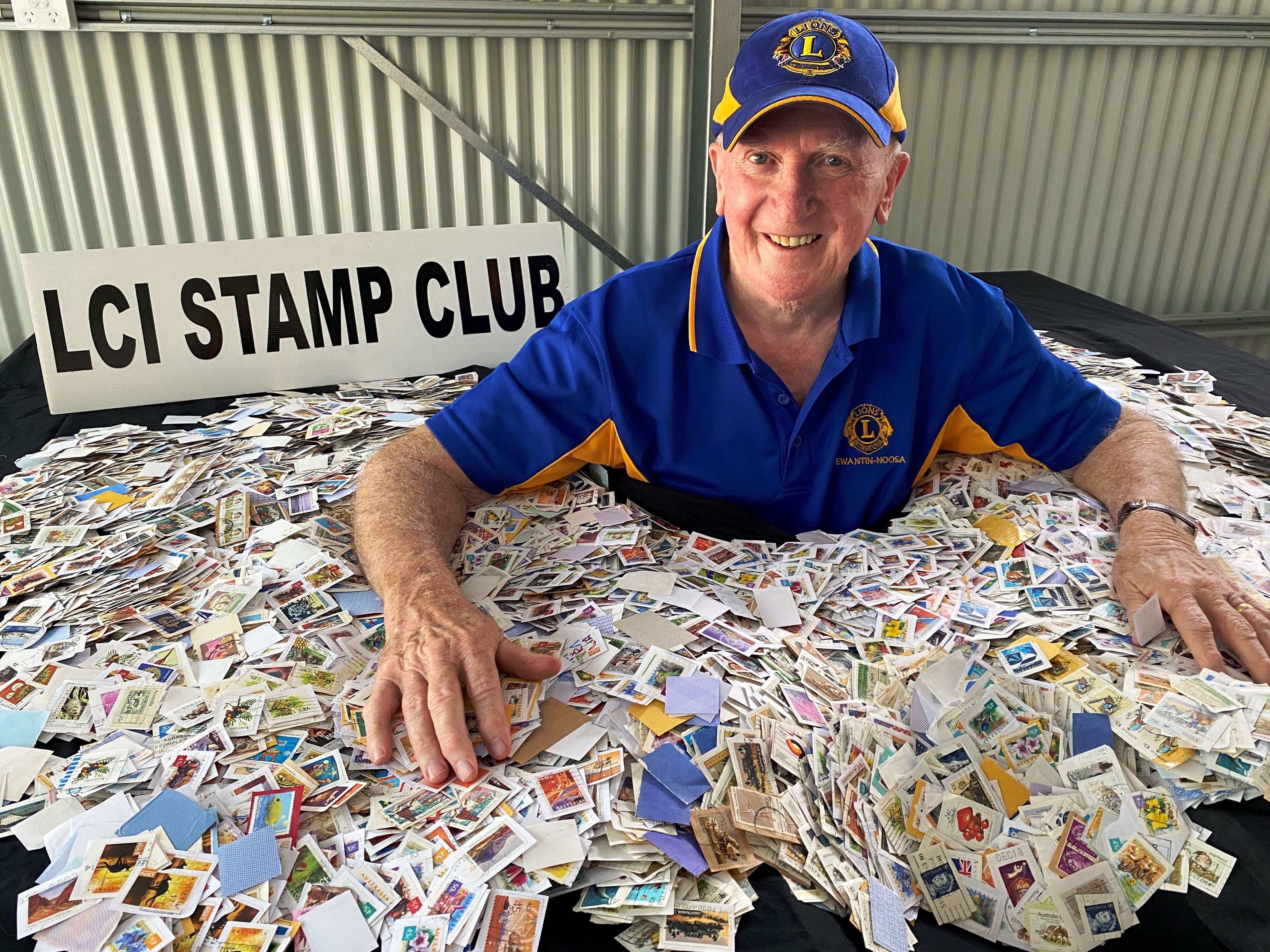 60 000 reasons to recycle those stamps. Lions Clubs