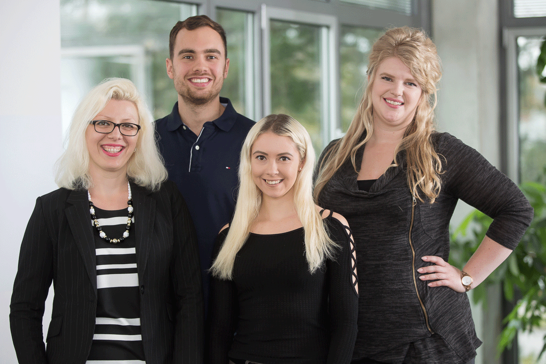 The Sales Team at Boxcryptor Consists of Elisabeth Demireva, Galina Lapteva, Sopie Kartheuser, and Philipp Wittek.