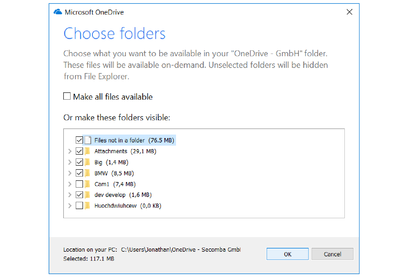 install onedrive for business windows 10