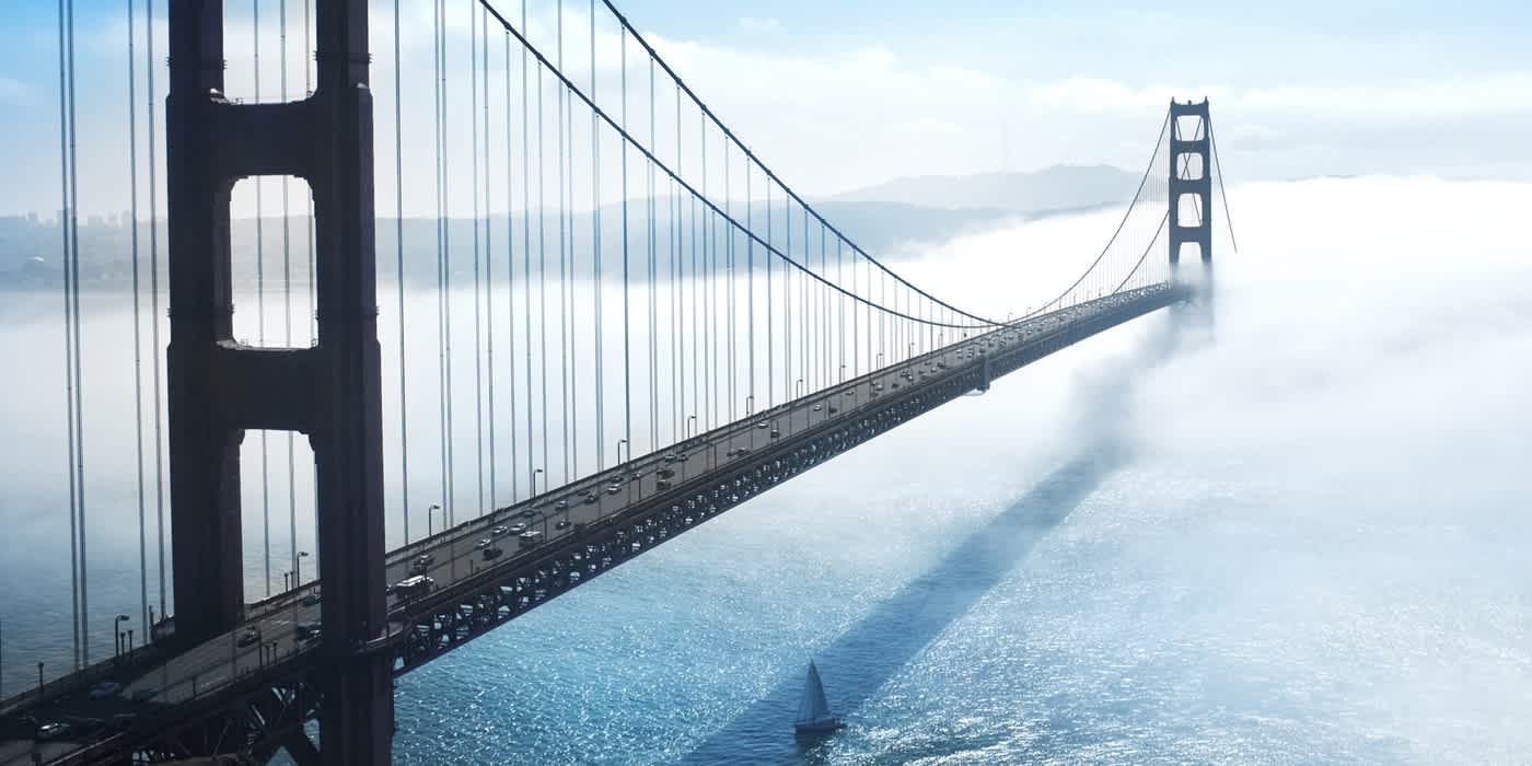 Golden Gate Bridge in San Francisco - Gaststadt der RSA Konferenz