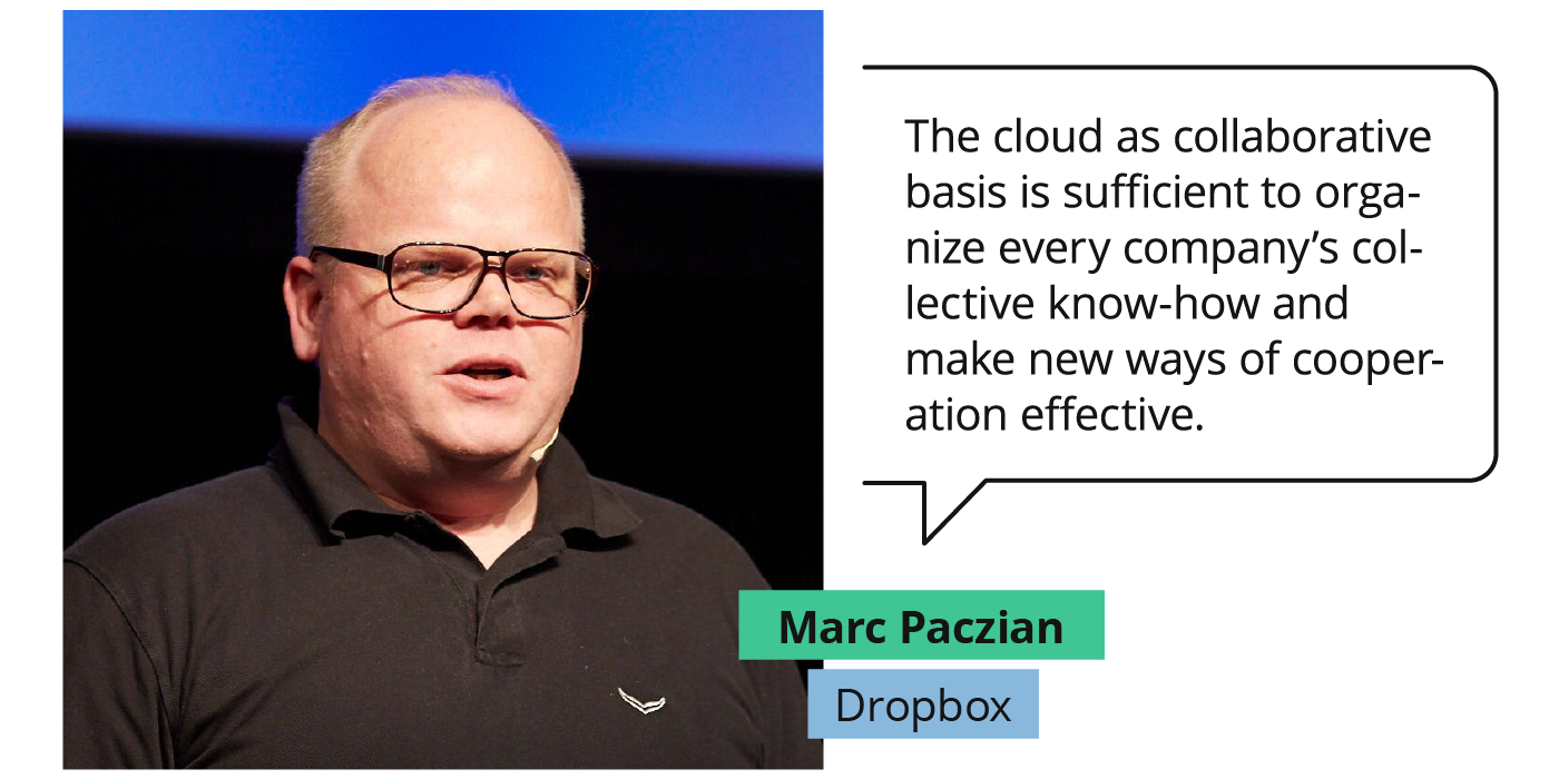 Marc Paczian Quote - Cloud and Dropbox