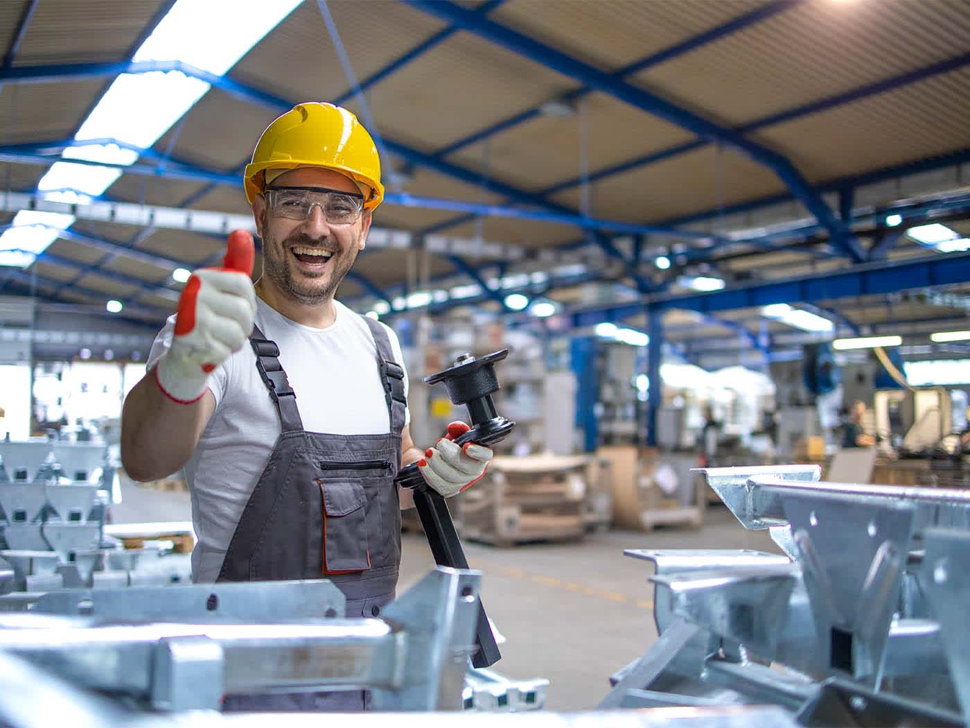 Industrial production worker