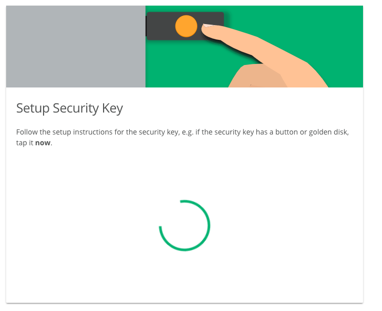 Register Security Key