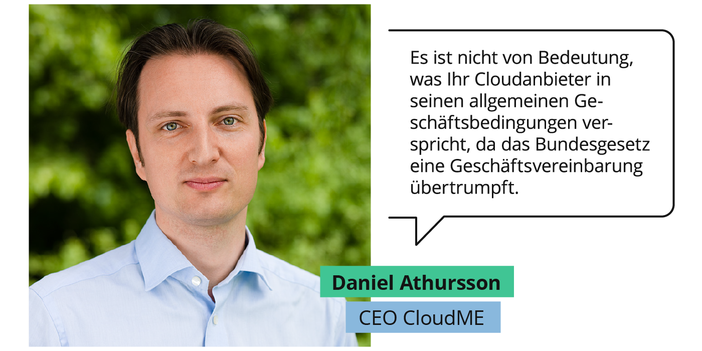 Daniel Athursson, CEO CloudMe