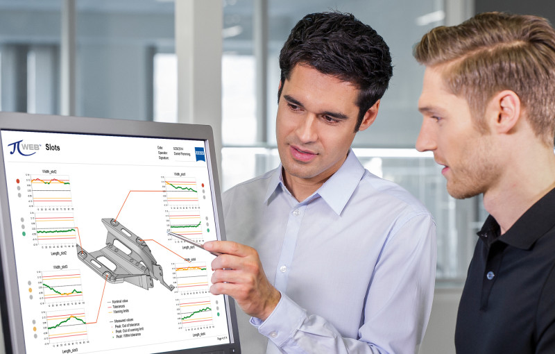 ZEISS PiWeb is a scalable reporting and statistical analysis software that helps you to transform measurement data into meaningful results. Whether on-site or off-site, ZEISS PiWeb App lets you react quickly – from wherever you are.
