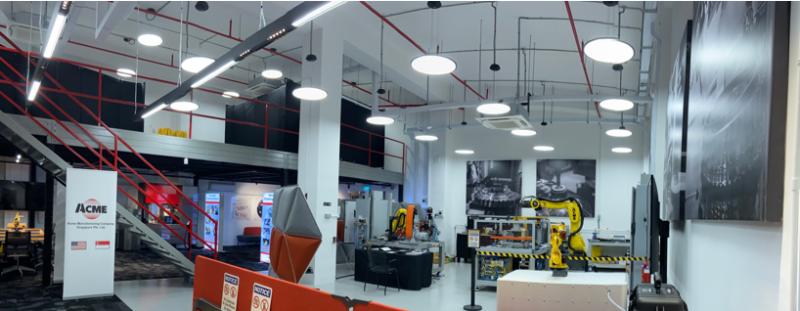 Acme Manufacturing Company’s R&D center in Singapore.