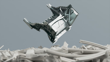 What would otherwise be a welded assembly of a considerable number of parts, this Volvo floor structure is a single casting – a “mega-casting” in its parlance or a “gigacasting” in Tesla’s, which has popularized this revolutionary approach to vehicle construction since it started deploying it in 2020. Not only does this reduce the need for stamping machines and welding robots, but it also improves material use and logistics, all of which reduce manufacturing costs. (Image: Volvo)