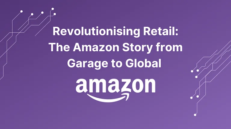Revolutionising Retail The Amazon Story from Garage to Global Blog Header DoganTech