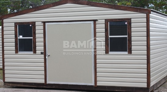 12x16 Side Gable Portable Building 