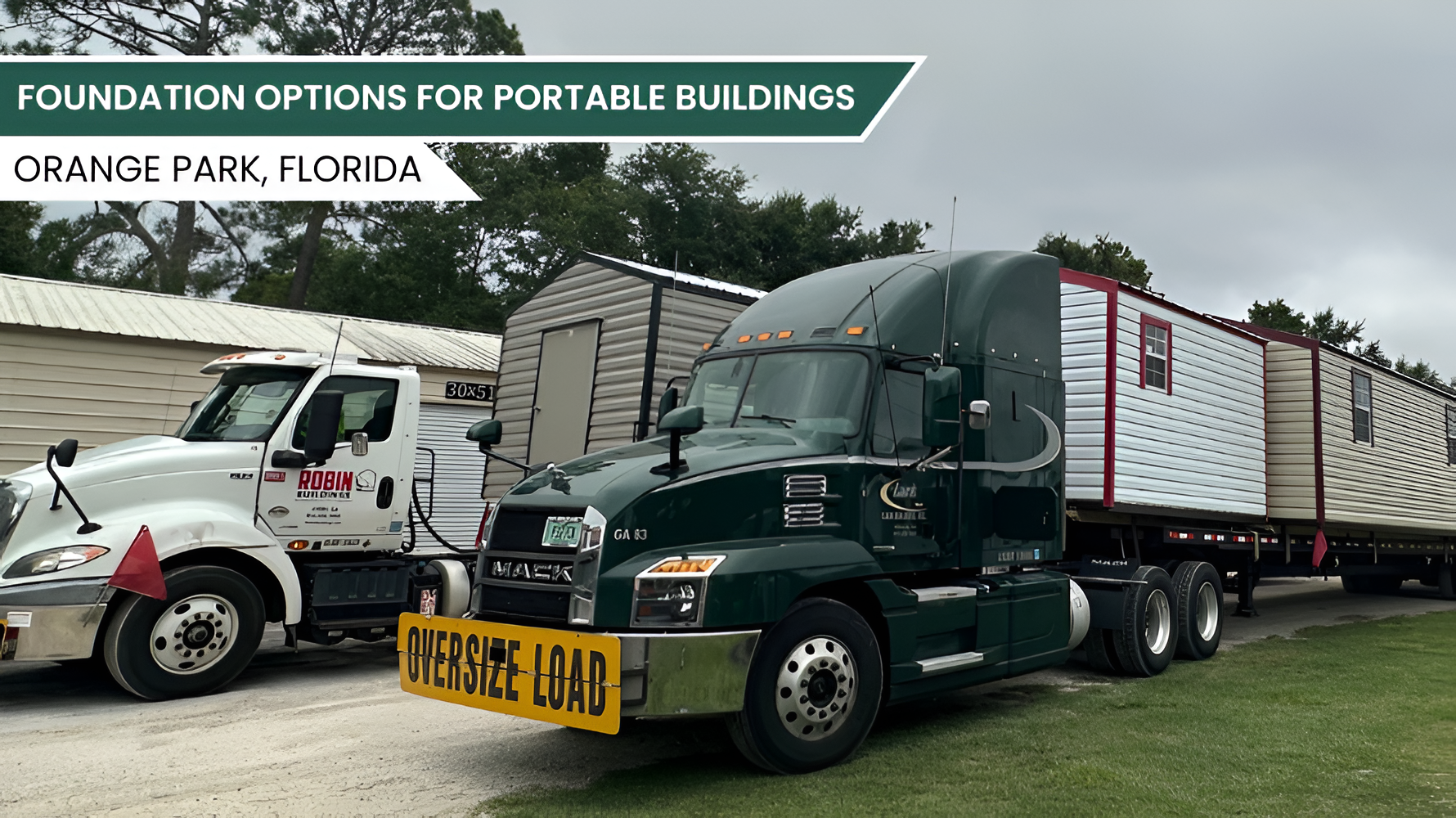 Foundation Options for Portable Buildings in Orange Park, Florida