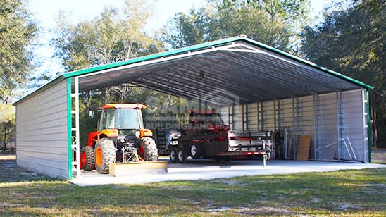 40x41x12 Vertical Roof Steel Carport