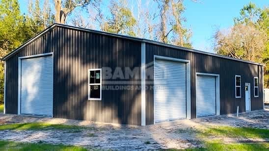 40x52 Side Entry Metal Garage