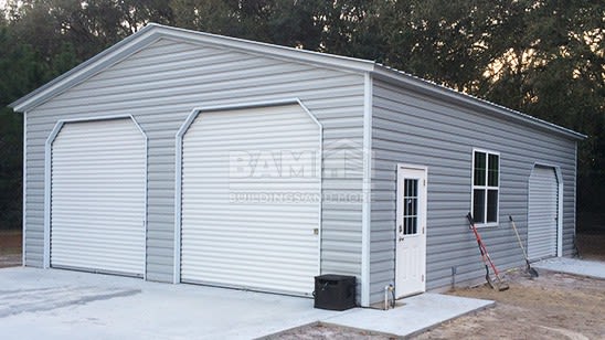 28x41 Vertical Roof Metal Garage