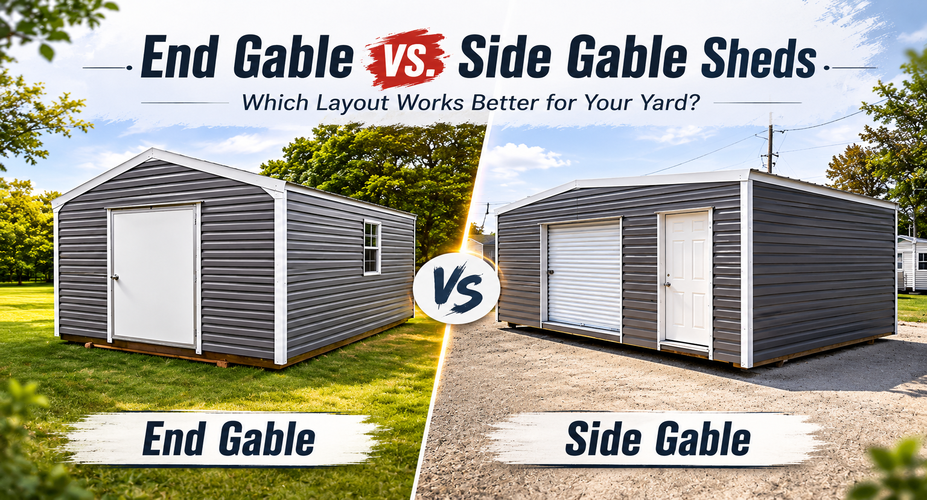 End Gable vs. Side Gable Sheds: Which Layout Works Better for Your Yard?