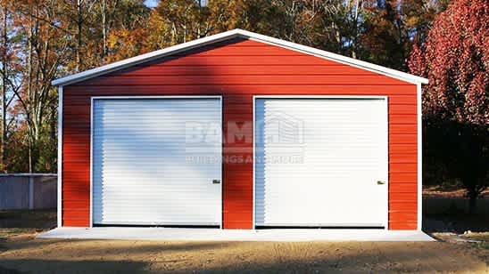 26x31 Metal Garage With Lean To