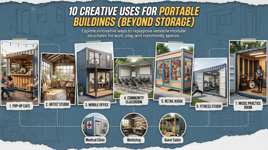 10 Creative Uses for Portable Buildings (Beyond Storage)
