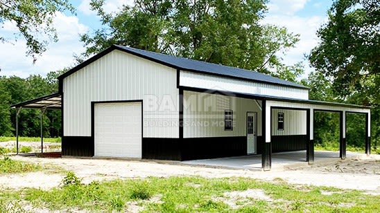 30x50 Vertical Metal Barn