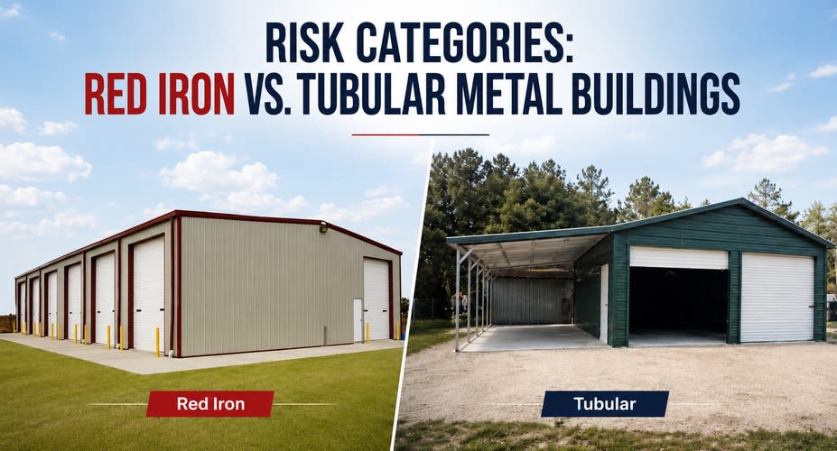 Risk Categories for Red Iron and Tubular Metal Buildings: What Buyers Should Know