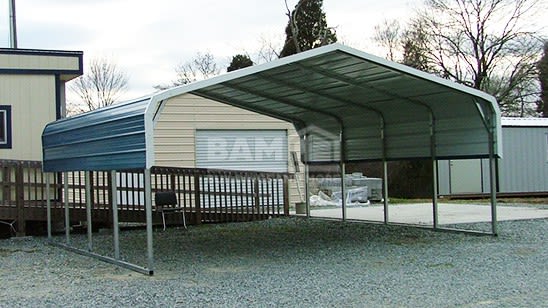20x21x7 Regular Roof Metal Carport