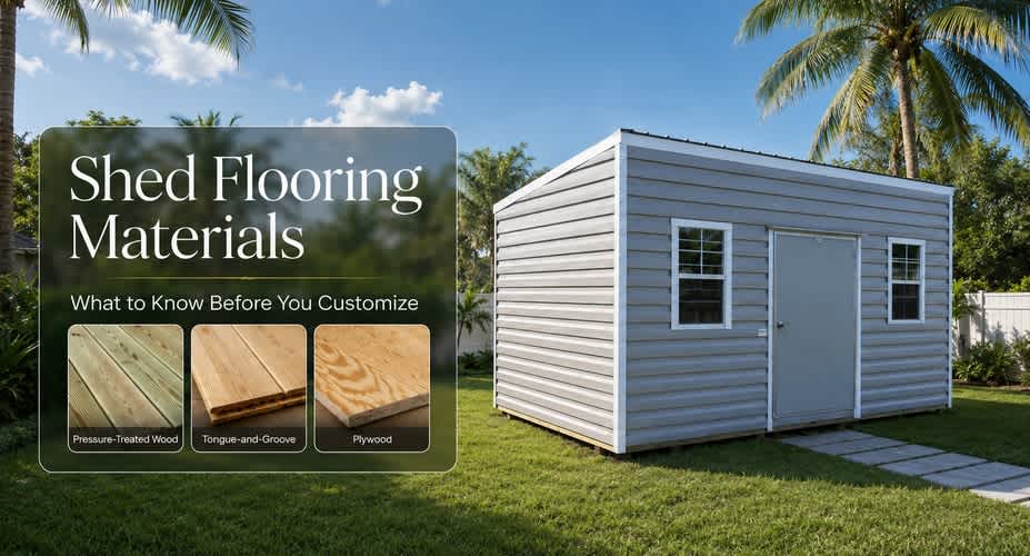 Shed Flooring Materials: What to Know Before You Customize
