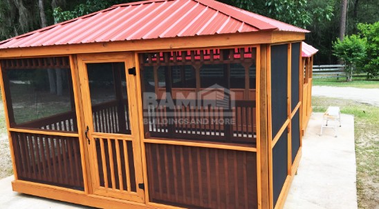 12x12 Screened Gazebo