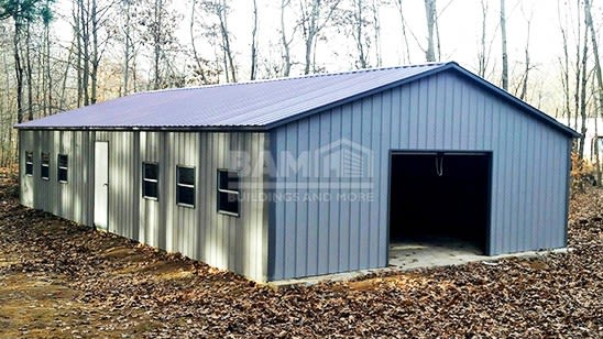 26x46 Metal Garage Building