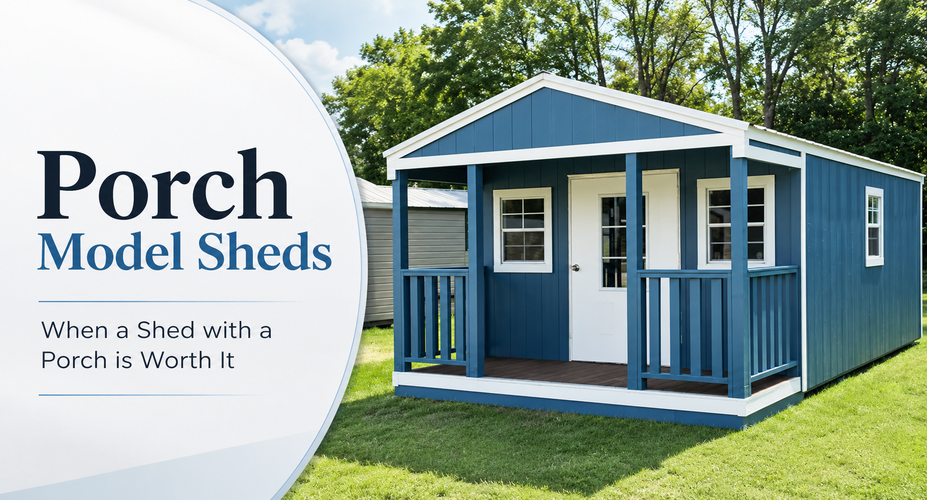 Porch Model Sheds: When a Shed with a Porch is Worth It