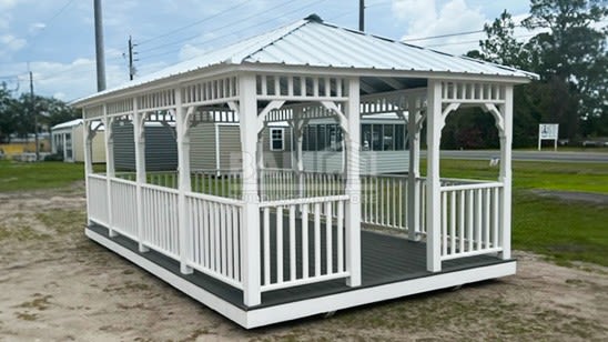 12x24 Vertical Roof Gazebo