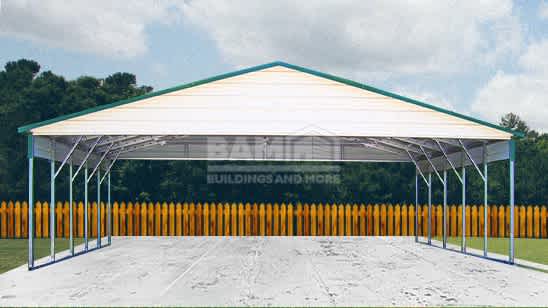 28x26x8 A-Frame Roof Metal Carport