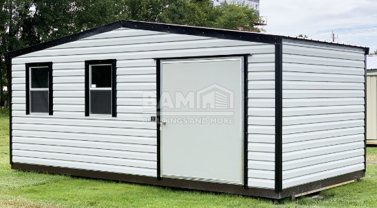 12x20 Side Gable Steel Framed Portable Shed