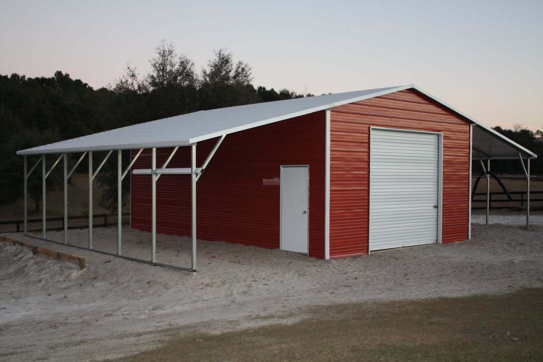 42x31x12 Closed In Seneca Style Barn With A-Frame