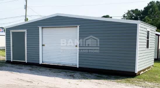12x28 Side Gable Portable Shed