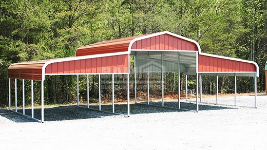 36x21 Regular Roof Red Barn