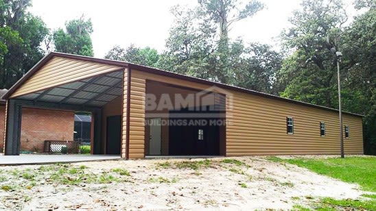 36x81 Durable Metal Utility Building