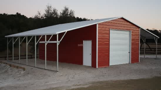 42x30x12 Closed In Seneca Style Barn
