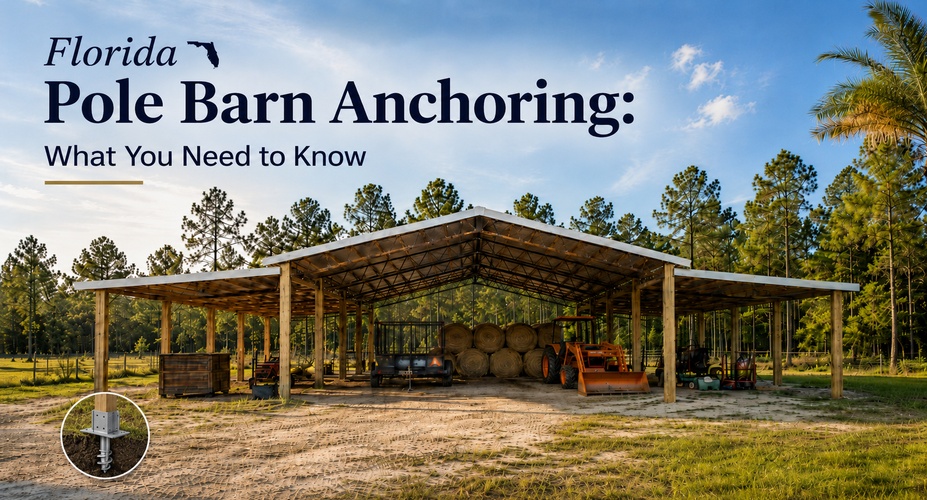 How to Anchor a Pole Barn for Florida Hurricanes