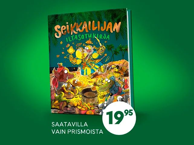 Saatavilla vain Prismoista hintaan 19,95 €.