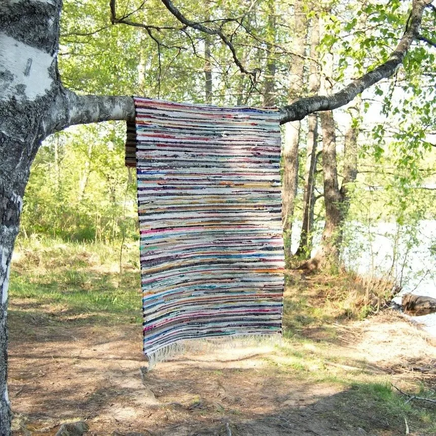 ihankotona Puuvillamatto Ilona 80x200 cm moniväri