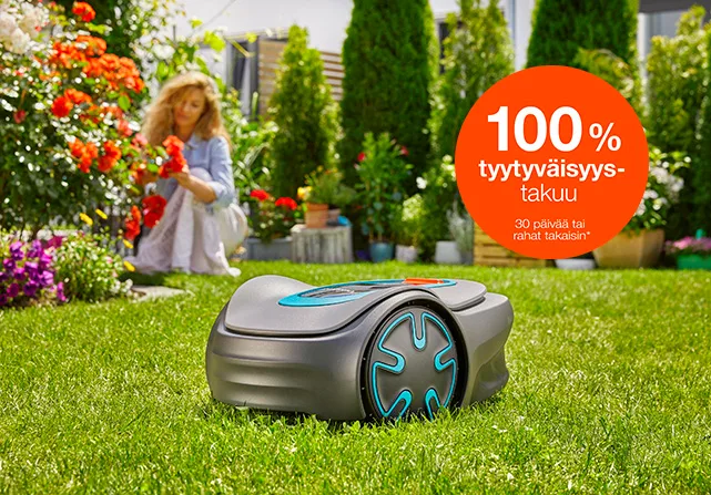 100 % tyytyväisyystakuu 30 päivää tai rahat takaisin*