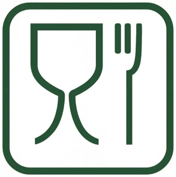 Symboli: Elintarvikekäyttöön sopiva